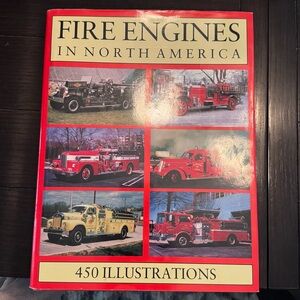 Fire Engines in North America Hardcover Book By Shelia Buff EUC